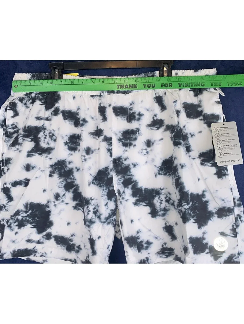 Body Glove Beach-to-Street Premium Stretch Men XXL/38 White Activewear Short New